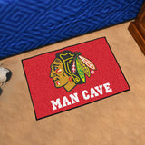 Chicago Blackhawks Man Cave Starter 19"x30" 