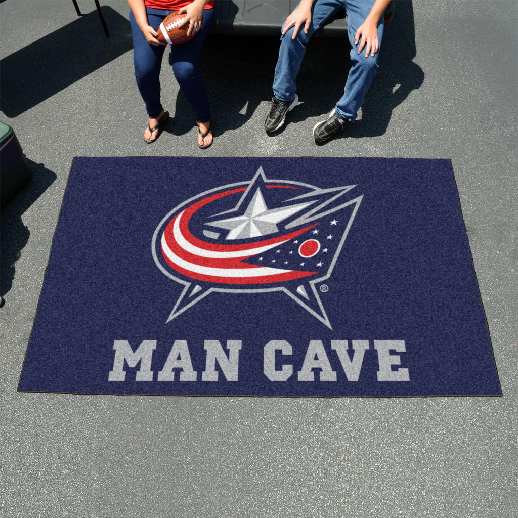 Columbus Blue Jackets Man Cave UltiMat 59.5"x94.5" 