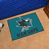 San Jose Sharks Man Cave Starter 19"x30" 