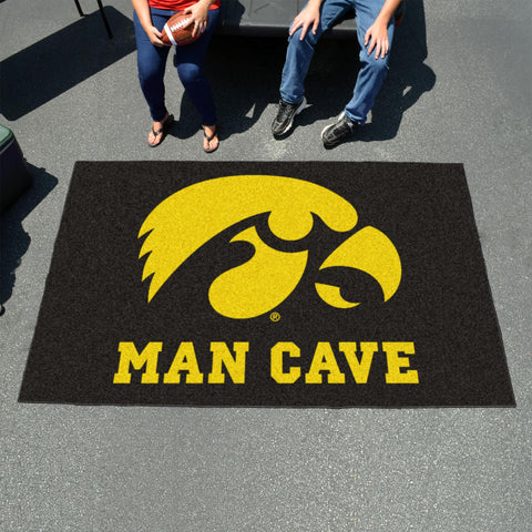 Iowa Hawkeyes Man Cave UltiMat 59.5"x94.5" 