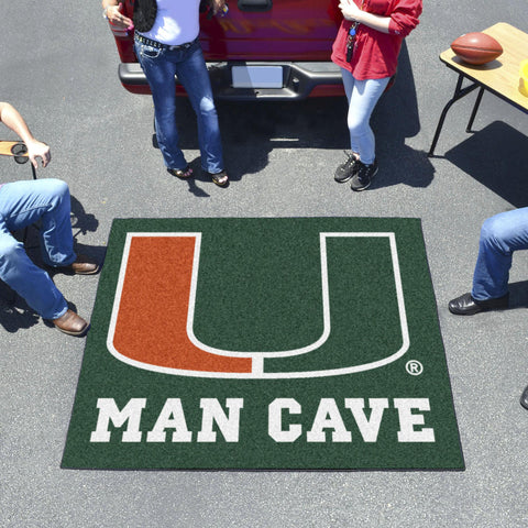 Miami Hurricanes Man Cave Tailgater 59.5"x71" 