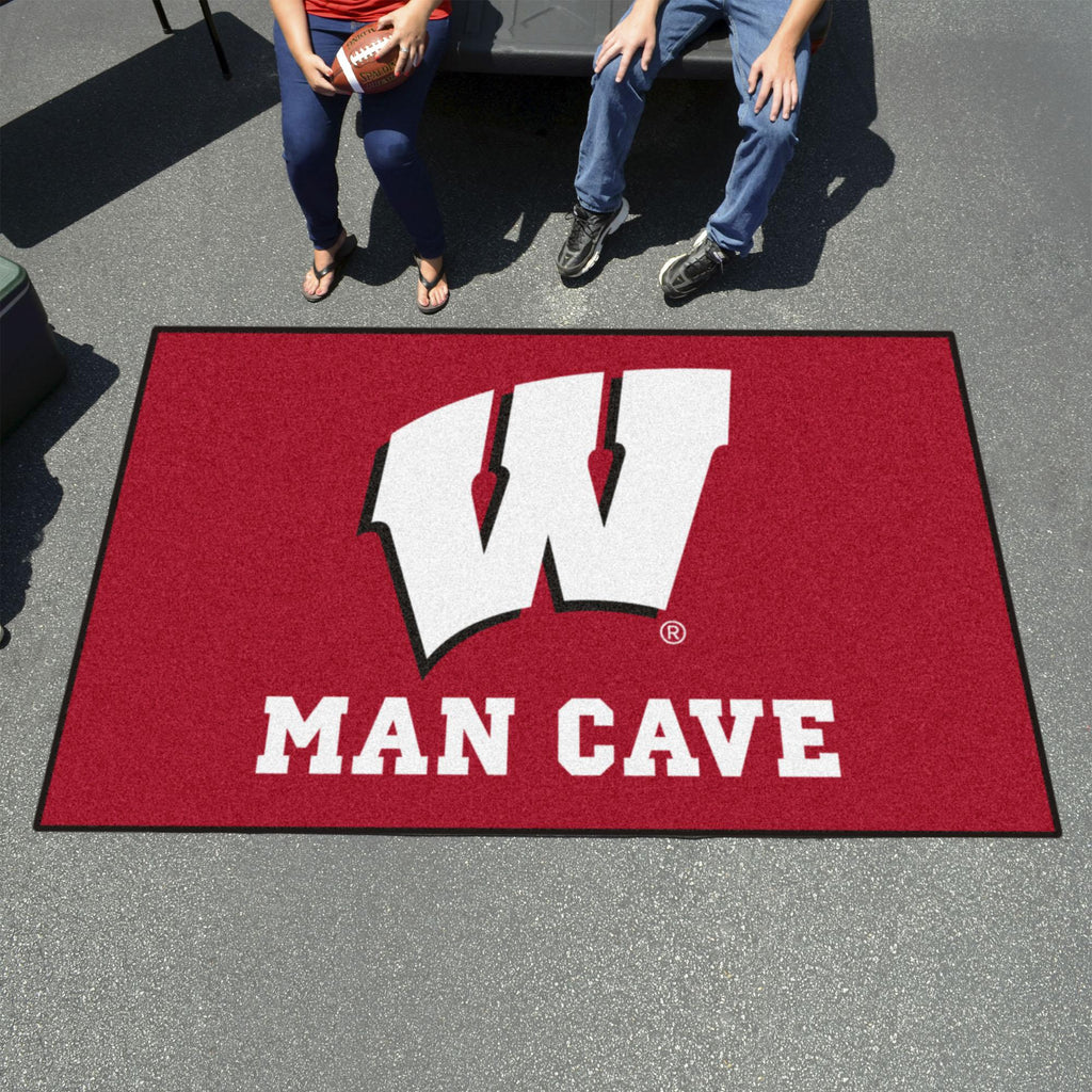 Wisconsin Badgers Man Cave UltiMat 59.5"x94.5" 