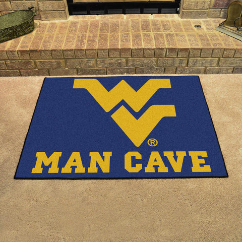 West Virginia Mountaineers Man Cave All Star 33.75"x42.5" 