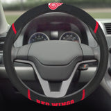 Detroit Red Wings Steering Wheel Cover 15"x15" 