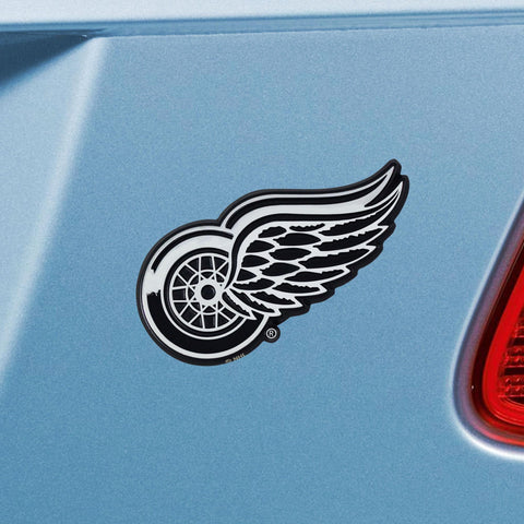 Detroit Red Wings Chrome Emblem 2.3"x3.2" 