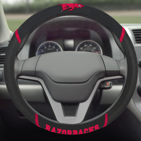 Arkansas Razorbacks Steering Wheel Cover 15"x15" 