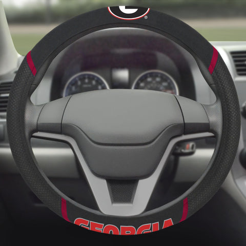 Georgia Bulldogs Steering Wheel Cover 15"x15" 