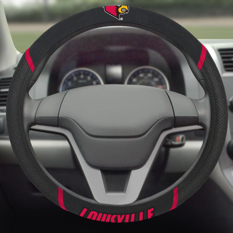 Louisville Cardinals Steering Wheel Cover 15"x15" 