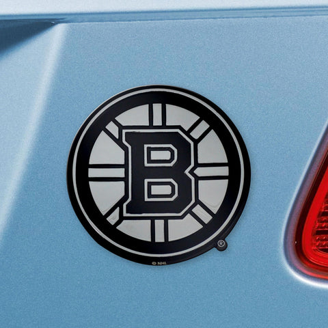 Boston Bruins Chrome Emblem 3.2"x3.2" 