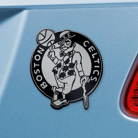 Boston Celtics Chrome Emblem 3"x3" 