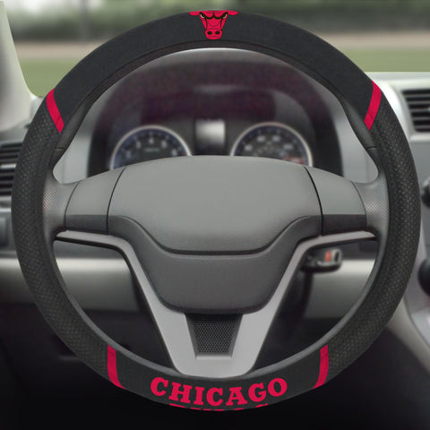 Chicago Bulls Steering Wheel Cover 15"x15" 
