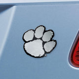 Clemson Tigers Chrome Emblem 3"x3.2" 