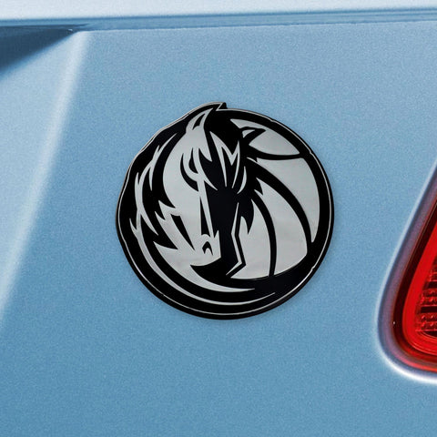 Dallas Mavericks Chrome Emblem 3"x3" 