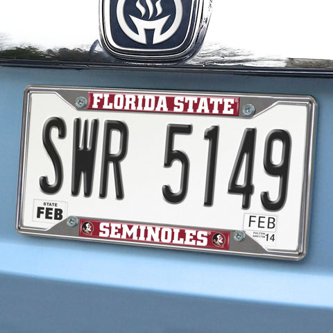 Florida State Seminoles License Plate Frame 6.25"x12.25" 