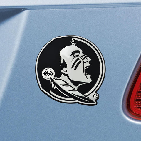 Florida State Seminoles Chrome Emblem 3"x3.2" 