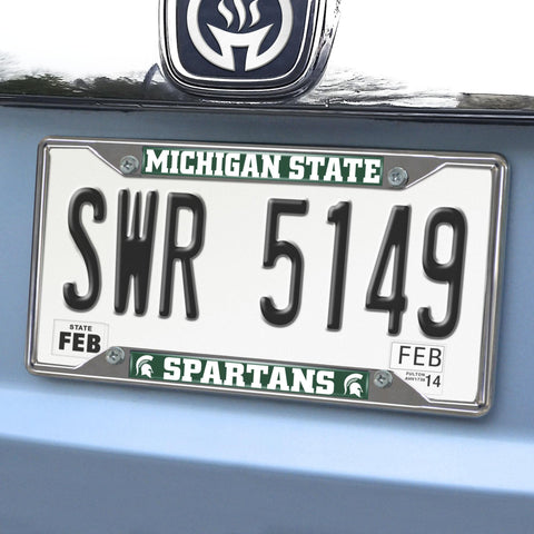 Michigan State Spartans License Plate Frame 6.25"x12.25" 