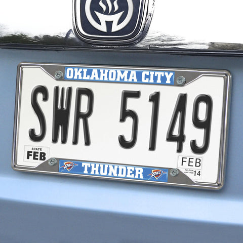 Oklahoma City Thunder License Plate Frame 6.25"x12.25" 