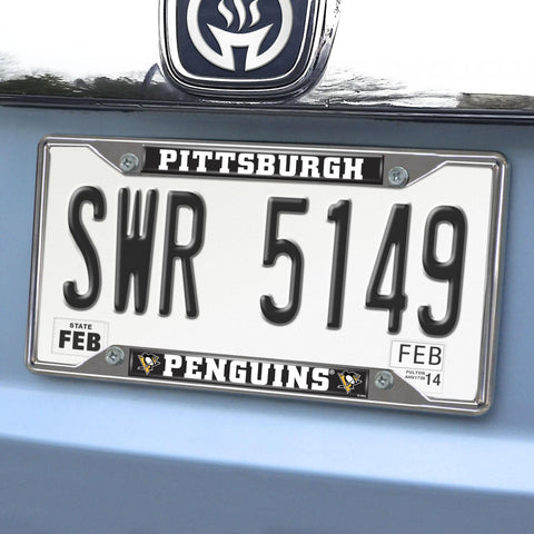 Pittsburgh Penguins License Plate Frame 6.25"x12.25" 