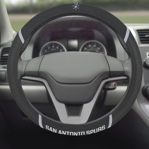 San Antonio Spurs Steering Wheel Cover 15"x15" 