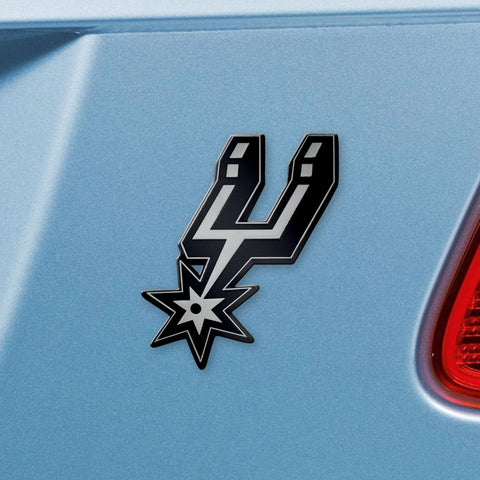 San Antonio Spurs Chrome Emblem 2.5"x3.2" 