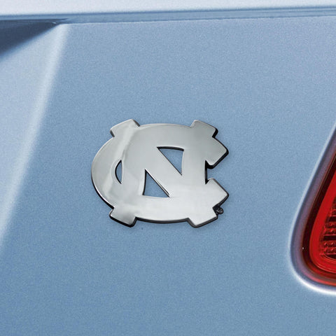 North Carolina Tar Heels Chrome Emblem 2.6"x3.2" 