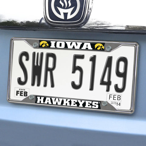 Iowa Hawkeyes License Plate Frame 6.25"x12.25" 