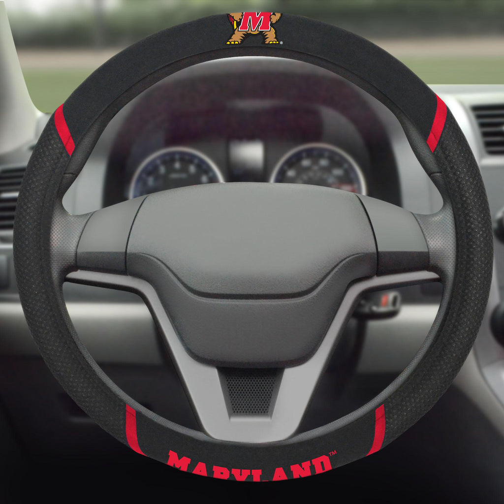 Maryland Terrapins Steering Wheel Cover 15"x15" 