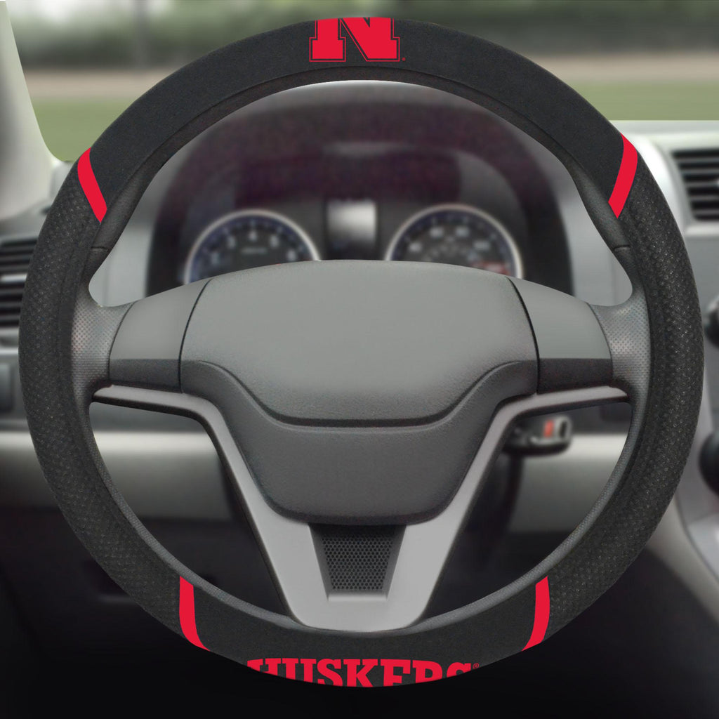 Nebraska Cornhuskers Steering Wheel Cover 15"x15" 