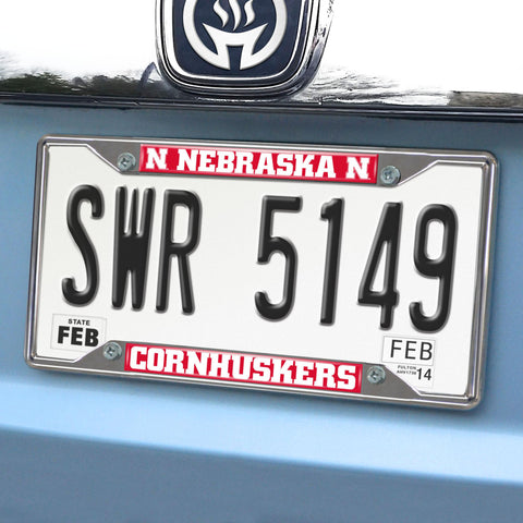 Nebraska Cornhuskers License Plate Frame 6.25"x12.25" 