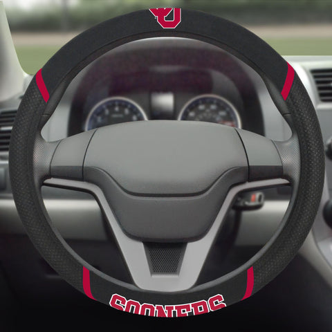 Oklahoma Sooners Steering Wheel Cover 15"x15" 