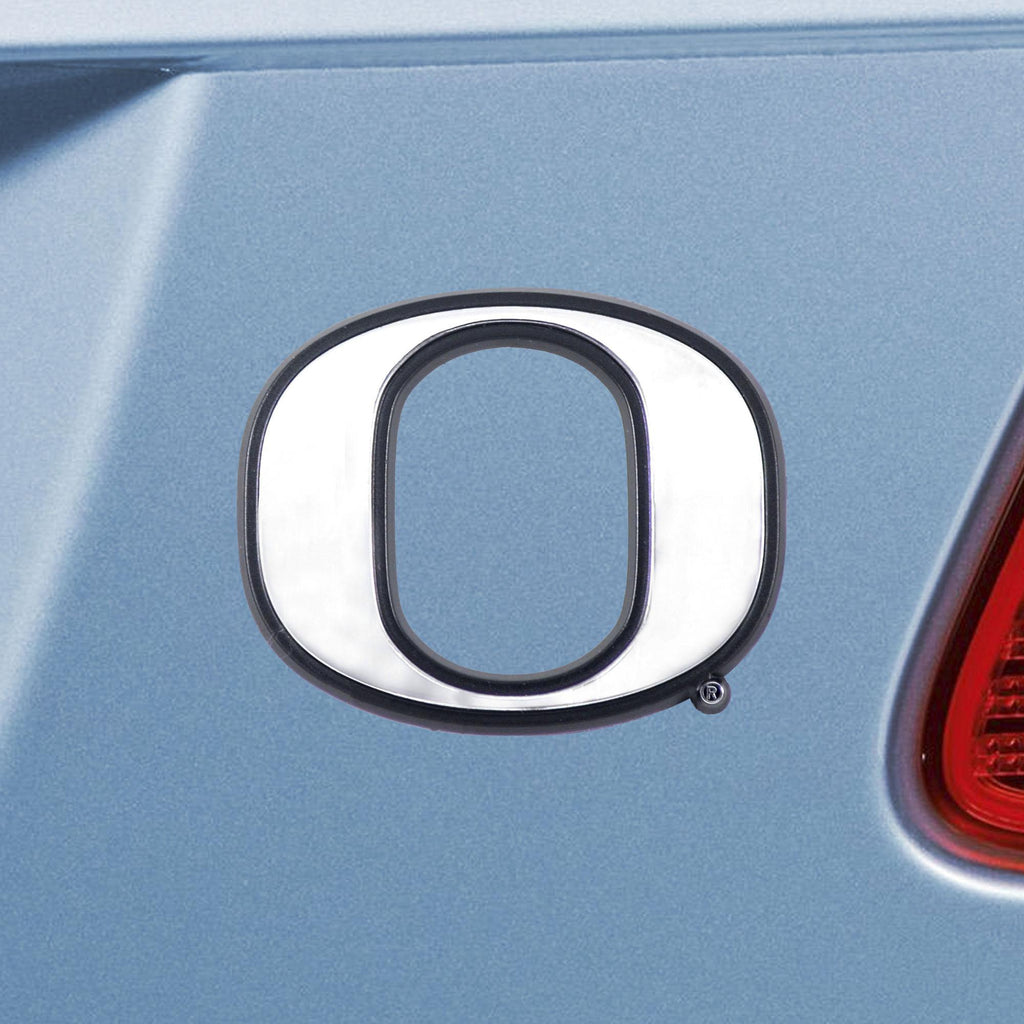 Oregon Ducks Chrome Emblem 2.6"x3.2" 