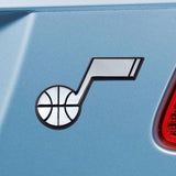 Utah Jazz Chrome Emblem 2"x3.2" 