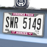 Virginia Tech Hokies License Plate Frame 6.25"x12.25" 