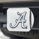 Alabama Crimson Tide Hitch Cover Chrome on Chrome 3.4"x4" 