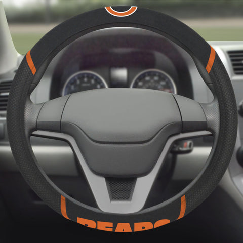 Chicago Bears Steering Wheel Cover 15"x15" 