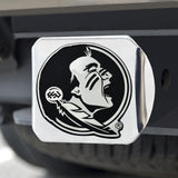 Florida State Seminoles Hitch Cover Chrome on Chrome 3.4"x4" 