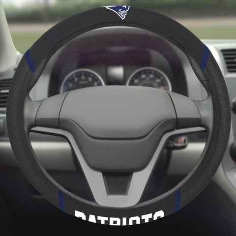 New England Patriots Steering Wheel Cover 15"x15" 