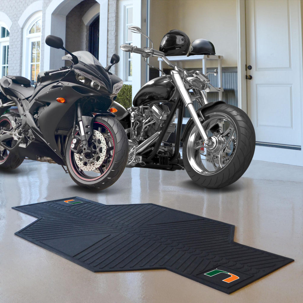 Miami Hurricanes Motorcycle Mat 82.5"x42" 