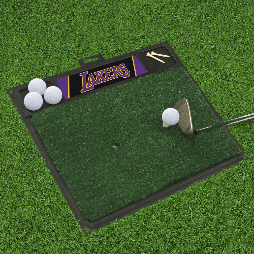 Los Angeles Lakers Golf Hitting Mat 20" x 17" 