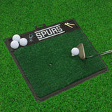 San Antonio Spurs Golf Hitting Mat 20" x 17" 