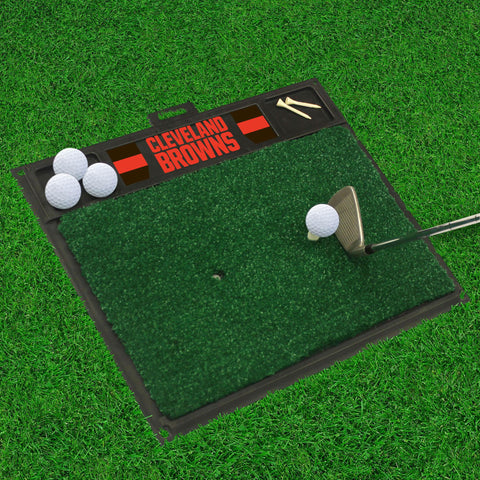 Cleveland Browns Golf Hitting Mat 20" x 17" 