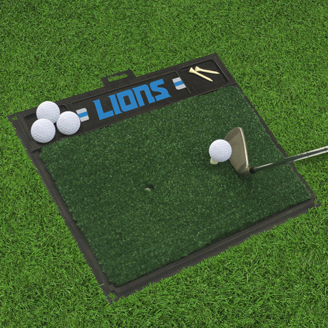 Detroit Lions Golf Hitting Mat 20" x 17" 