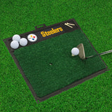 Pittsburgh Steelers Golf Hitting Mat 20" x 17" 