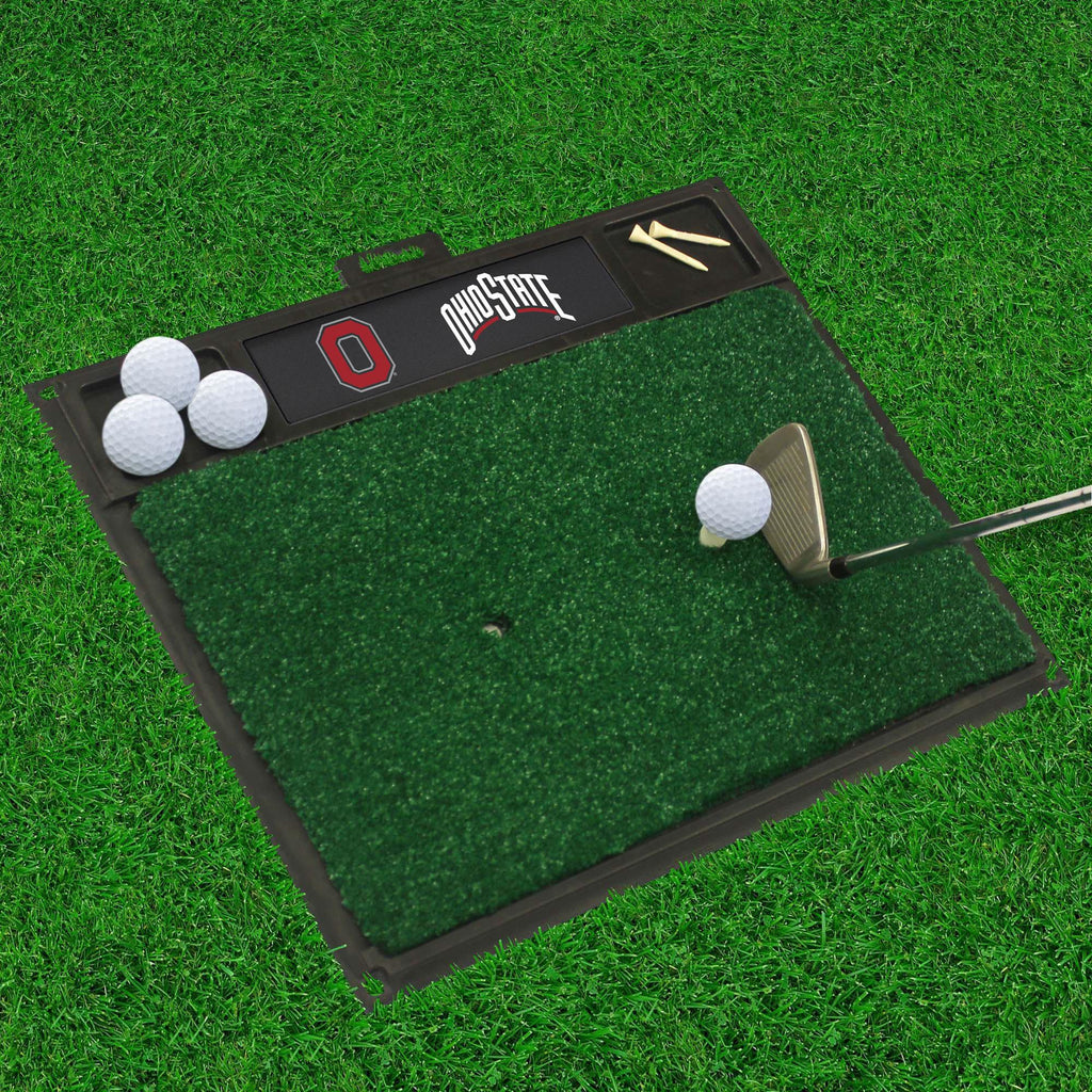 Ohio State Buckeyes Golf Hitting Mat 20" x 17" 