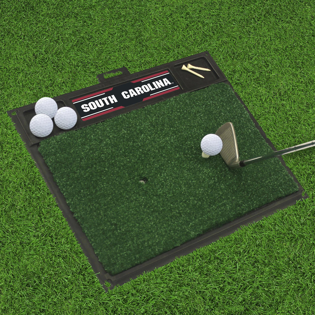 South Carolina Gamecocks Golf Hitting Mat 20" x 17" 