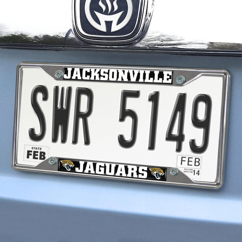 Jacksonville Jaguars License Plate Frame 6.25"x12.25" 