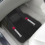 Washington Nationals 2 pc Deluxe Car Mat Set 21"x27" 