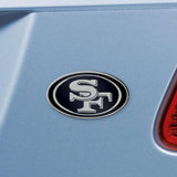 San Francisco 49ers Chrome Emblem 3"x3.2" 