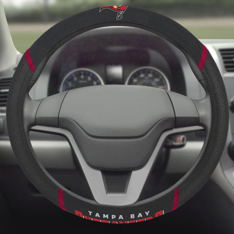 Tampa Bay Buccaneers Steering Wheel Cover 15"x15" 