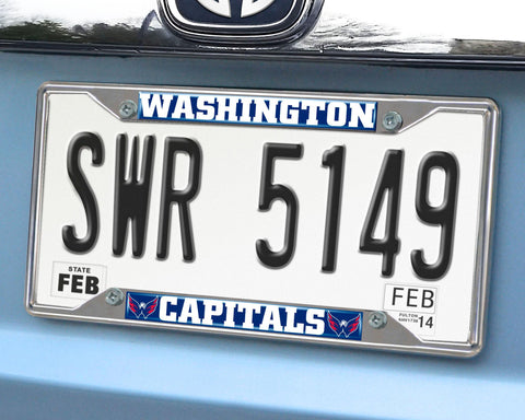 Washington Capitals License Plate Frame 6.25"x12.25" 